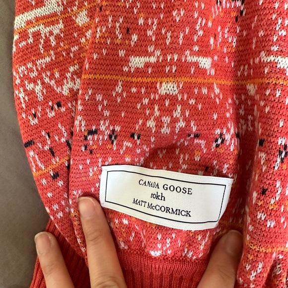 Canada Goose Landscape Wool Knit Sweater (Rokh x Matt McCormick Collab) - Size M - Picture 8 of 15